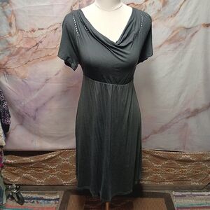 Liz Lange Maternity Studded Grey Dress